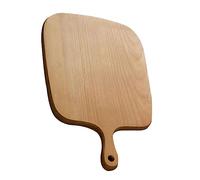 Cabilock Tablero de Cortar de Madera de Haya Tabla para Pan y Frutas Bloque de Corte para Cocina