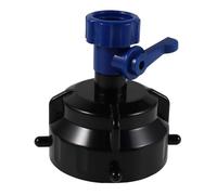Cabilock Tapa de Enjuague para Manguera de Alcantarillado Rv con y Válvula de Cierre Instalación Fácil sin Herramientas Control de Flujo para Limpieza Eficaz del Sistema de Desagüe de