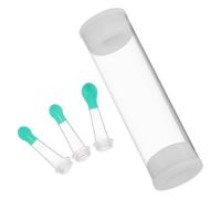 Cabilock Tapas Reutilizables de Plástico 3 Piezas para Limpiador de Oídos de Puntas de Silicona para Limpieza Cómoda Fáciles de Reemplazar en Uso Doméstico