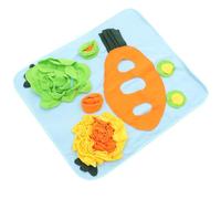 Cabilock Tapete de Forrajeo Interactivo para Conejos, Estera para Búsqueda de Comida, Juguete Resistente para Mascotas Pequeñas, Colorido y Lavable, Adecuado para Estimular Alimentación