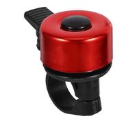 Cabilock Timbre de Bicicleta Rojo de Aleación Duradera Soporte Compacto Toque Rápido para Manillar de Bicicleta
