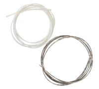 Cabilock Tira Decorativa Flexible para Guitarra Acústica y Eléctrica 1640×6×1,5 Mm, Encuadernación de Plástico Tonos Abulón y Perla Blanca, Accesorios para Mejora del Cuerpo y Roseta