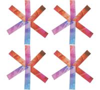 Cabilock Tiras Sensoriales Antiestrés 24 Unidades, Adhesivas Textura Rugosa, 10x2.5 Cm, Colores Prismáticos para Alivio de Ansiedad y Uso en Teléfonos, Suministros de Educación Especial