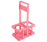 Cabilock Transportador de Bebidas Plegable de Plástico Reutilizable para Botellas de Cerveza y Vino con Asa Soporte Práctico para Picnic y Uso Casa