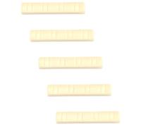 Cabilock Tuerca Ranurada para Mandolina de 8 Cuerdas, Juego de 5 Piezas de Plástico de 3 Cm, Accesorios para Guitarra Acústica, Repuestos para Puente y Cejuela, Uso Profesional