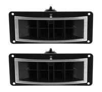 Cabilock Tweeter de Bocina de Escenario ABS Resistente al Calor 10 Pulgadas Color Negro Accesorio de Audio Profesional para Altavoces de Sistemas de Sonido en Directo Pack 2 Piezas