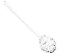 Cabilock Varilla De Cristal para Miel Jarabe De Mermelada De Miel Cuchara Agitadora Varillas para Transparentes Varita De Miel para Servidor Recipientes para Tarros De Miel
