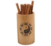 Cabilock Varillas de Adivinación I Ching con Cubo de Bambú Decorativo Herramienta Portátil para Aprendizaje de Feng Shui y de Decisiones Kit Cultural Chino Tradicional