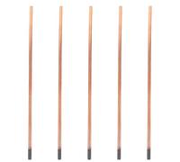 Cabilock Varillas de Ranurado de Carbono Revestidas de Cobre para Reparación de Automóviles, 5 Piezas, Herramientas de Soldadura para Abolladuras, Suministros para Reparación Vehicular,