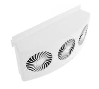 Cabilock Ventilador Coche Energía Solar para Ventana Ventilador Auto Refrigerante Silencioso sin Batería Ecológico