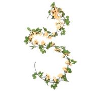 Cabilock Vid Rosa Artificial Ramo Brillantina Planta Falsa Guirnalda Falso Enredaderas De Rosas Tulipanes Artificiales Interior Flores De Arco De Boda Decoraciones Estético Tela De Seda