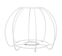 Cabilock Vintage Lámpara Jaula Metálica para Bombilla Diseño Francés Rústico Pantalla Colgante Diy para Iluminación Hogar Soporte Protector Industrial Artesanal