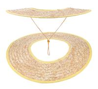 Cabilock Visera de Casco Protección Solar y ala Completa de 45 CM en Paja, 2 Piezas para Trabajadores en Obra y Actividades al Sol Color Aleatorio