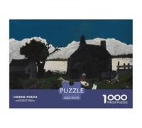 Cabin in The Cotton Puzzle De Madera Impermeable DIY Puzzles De 1000 Piezas Regalos para Adultos Desafiante Y Estimulante Rompecabezas Juegos Desafiantes