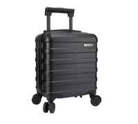 Cabin Max Anode - Maleta de cabina para equipaje de mano - Ligera, carcasa dura, 4 ruedas, cerradura de combinación…, Black, 40x30x20cm, Equipaje de mano