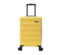Cabin Max Maleta equipaje de mano, 55 x 35 x 25 cm, ligera, rígida, trolley de mano con 4 ruedas, cerradura de 3 dígitos (Toskana Amarillo, Air France, KLM) …