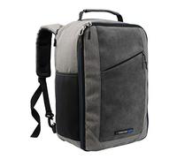 Cabin Max Manhattan Stowaway XL - Maleta de Cabina para Ryanair 40x20x25 Maleta de Viaje Barata Nuevas Regulaciones sobre Equipaje Gratuito en Vuelos de Ryanair (Blue Detail)