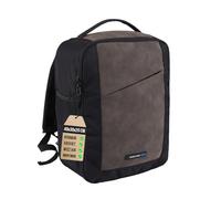 Cabin Max Mochila Manhattan 40x30x20 cm, 24 l, tejido reciclado, homologada para vuelos, compatible con Wizz Air, bolsa de viaje bajo el asiento, negra, mochilas de viaje (Negro RPET 40 x 30 x 20 cm)