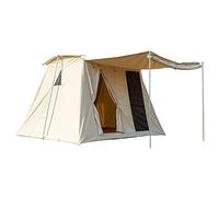 Cabin Tent for 5 To 8 Person Waterproof Family Camping Tents with Carrying Bag Cotton Canvas Tent for Family Trip, Hiking, Picnic and Party