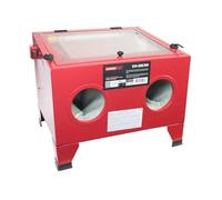 Cabina chorreadora de arena 50x46x28cm - ideal para limpieza de superficies, construcción robusta, diseño compacto y fácil de usar. *