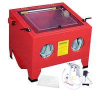 CABINA CHORREADORA DE ARENA DE BANCO 90 LITROS ARENADORA PARA CHORREO DE ABRASIVO Y LIMPIEZA DE PIEZAS