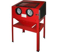 Cabina chorreadora de arena - espacio de trabajo de 60x84x63cm, incluye soporte, ideal para limpieza y tratamiento de superficies, materiales duraderos.* #*