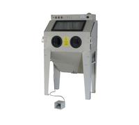 Cabina de arenado 350l Pedal Pie Chorro 2 Puertas Laterales Pistola
