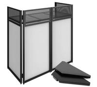 Cabina de DJ Vonyx DB4 Pro plegable con placas angulares y bolsas
