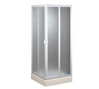 CABINA DE DUCHA 70x100 CM ANGULAR PVC CRILEX ACRÍLICO 2 HOJAS CORREDERAS CENTRAL