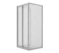 CABINA DE DUCHA A 3 LADOS 80X75X80 SALOON 2 PUERTAS BATIENTES H185 IMPRESO C