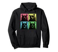 Cabina de Fotos Divertida para Amantes de los pardos de Arte Pop Sudadera con Capucha