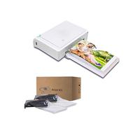 Cabina de fotos portátil para iPad de 10.2 a 13 pulgadas, cabina de fotos para iPad con funda de vuelo, logotipo personalizable, luces RGB para fiestas, bodas y eventos (máquina blanca, para iPad de