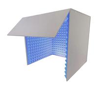 Cabina de grabación portátil, paneles de espuma insonorizantes, paneles de pared insonorizados, absorción acústica(Blue)