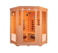 Cabina de Infrarrojos 150x150x60x120x60 CM De Tsuga Madera
