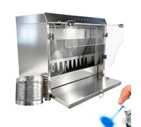 Cabina de pintura con cortina de agua, cabina inteligente con doble filtración y control táctil, 3 luces LED ajustables, alto flujo de aire para manualidades, maquetas y pintura.