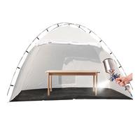 Cabina De Pintura Portátil | Gabinete De Pintura Plegable Y Portátil | Toldo Impermeable Y Antiviento para Pintar para Bricolaje Manualidades Aerografía,Césped Al Aire Libre Jardín Y Fiesta