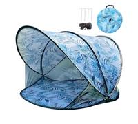 Cabina de playa ligera - 130 cm Pop-Up Beach Tienda | 1100g de poliéster recubierto de plata, diseño de montaje rápido proporciona protección solar UV, ideal para, parque y