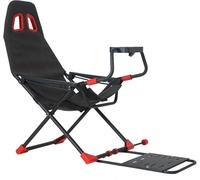 Cabina de simulador de carreras ajustable, asiento ergonómico, soporte de rueda plegable para PC PS4 PS5 Xbox Series X S