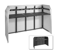 Cabina DJ XL Vonyx DB5 plegable aluminio con fundas licra