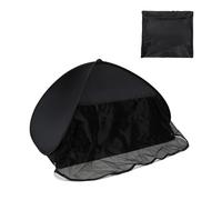 Cabina For Dormir Negra, Espacio De Privacidad Plegable, A Prueba De Luz, Bloquea El Viento, Promueve Un Mejor Sueño, CREA Un Ambiente Seguro For Dormir(Black)