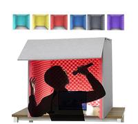 Cabina Grabación Portatil, Reduce El Ruido Ambiental, Para Podcasting, Grabación Estudio, Escudo Aislamiento Micrófono, Sonido Escudo Profesional, Grabación Vocal, Espuma Absorbente