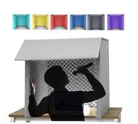 Cabina Grabación Portatil, Reduce El Ruido Ambiental, Para Podcasting, Grabación Estudio, Escudo Aislamiento Micrófono, Sonido Escudo Profesional, Grabación Vocal, Espuma Absorbente