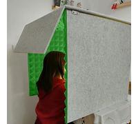 Cabina vocal portátil, caja de grabación de sonido, escudo insonorizado, panel de absorción vocal para estudio en casa