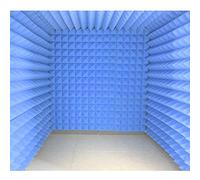 Cabina vocal portátil para la grabación, paneles de espuma acústica, paneles de pared insonorizada, el sonido de absorción de tratamiento de panel, para el hogar Oficina Estudio (Color : Blue)