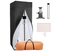 Cabina vocal profesional | Cabina portátil de aislamiento de sonido para grabación nítida, ideal para voz en off, podcasts, canto, configuración rápida y estudio en casa móvil con bolsa de viaje