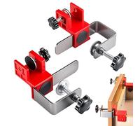 Cabinet Clamp,Drawer Front Mounting System Tools 2 Pieces - Adaptive Adjustable Jig Tools For Frame Positioning Drilling Mounting Miter Building Woodworking Furniture Kitchen