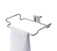 Cabinet Door Bag Holder, Stainless Waste Bin, Trash Hanging Bracket, Over-the-Door Garbage Rack, Space-Saving for Home Kitchen Desk Use by Family Friends Colleagues and Roommates, 170g