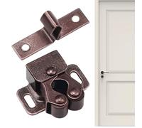 Cabinet Door Catch - Gabinete Latch Hardware, Stable Spring Loaded Door Latch Lock, Double Roller Catch Hardware | Wardrobe Doors Suction Buckle For Furniture, Lockers, Cupboard, Closet