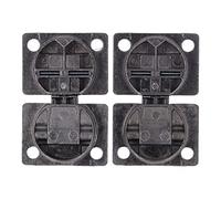 Cabinet Door Hinges 2 - Pack | Zinc Alloy 90 Degree Flip Down Hinge for Wardrobe/Cupboard/Closet | Weather Defying Coated, 30000 + Cycle Life