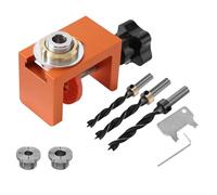 Cabinet Door Installation Aid - 2.56x1.57x1.97 Inches Cabinet Door Positioning Tool | Cabinets Hardware Clamp | Aluminum Alloy Cabinets Doors Hardware Jig Accurate Setup Clamp for Home Furniture